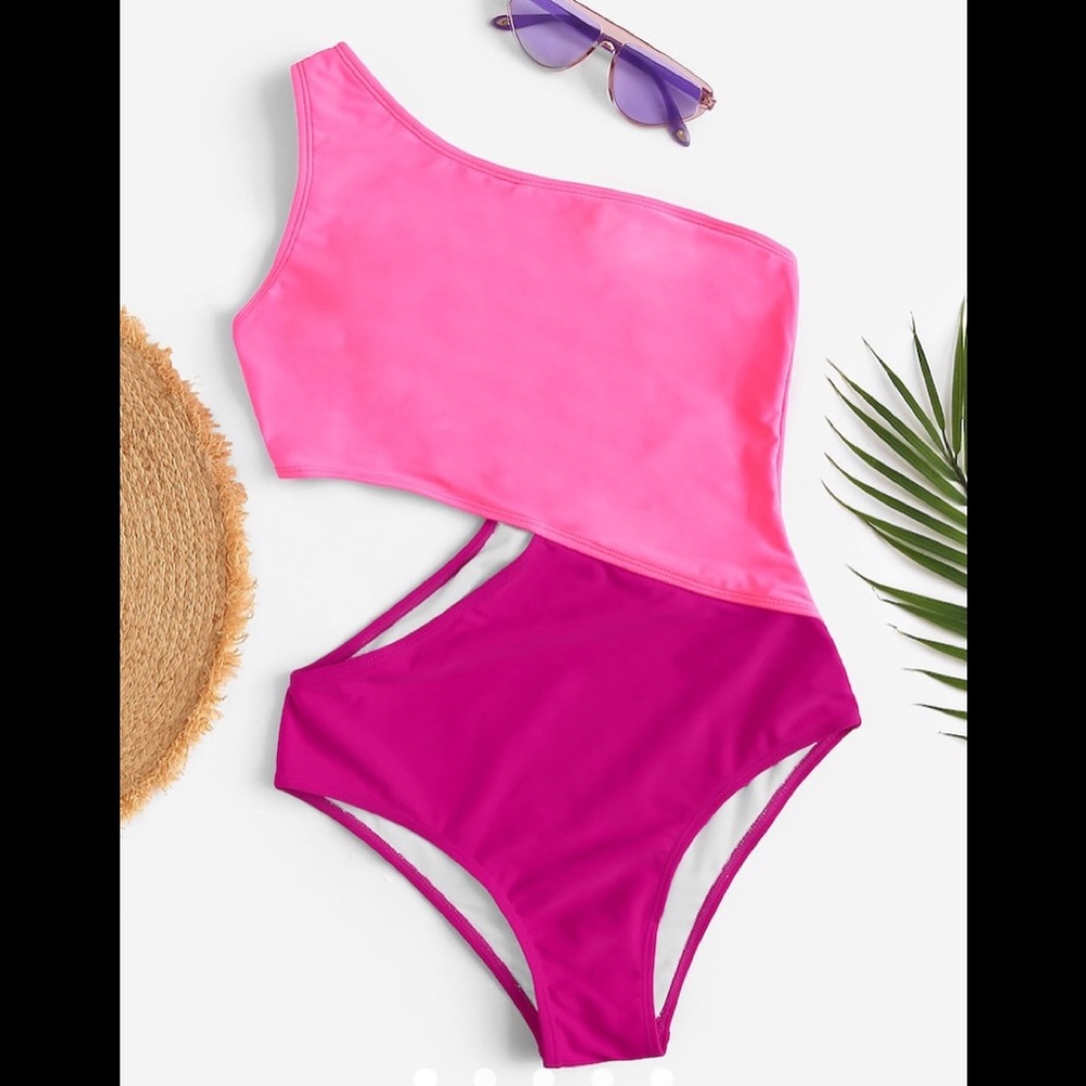 Hot pink One piece